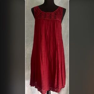 🎉HP🎉 Liz Lange Burgundy Maternity Dress